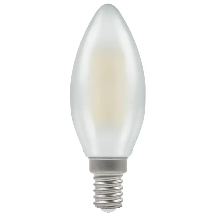 Crompton LED Candle 5W 470lm SES Cool White Frosted Dimming