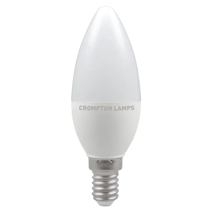 Crompton LED Candle Thermal Plastic 5W (40W) E14 2700K Opal Dimmable