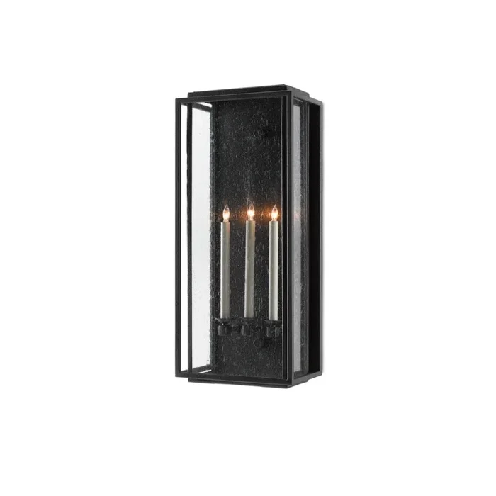 Currey & Company 5500 Wright Outdoor Wall Sconce in Midnight