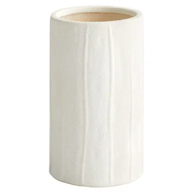 Cyan Vase in White – 11466