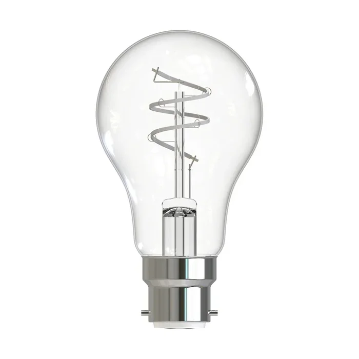 Dar 4.9W Warm White Dimmable LED Decorative Filament GLS Bulb – Bayonet Cap – Pack of 6