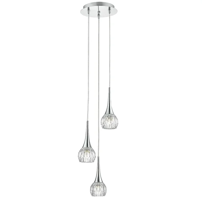 Dar LYA0350 Lyall 3 Light Cluster Pendant