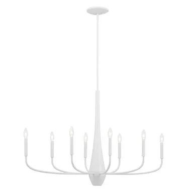 Deela Eight Light Chandelier (52528WH)