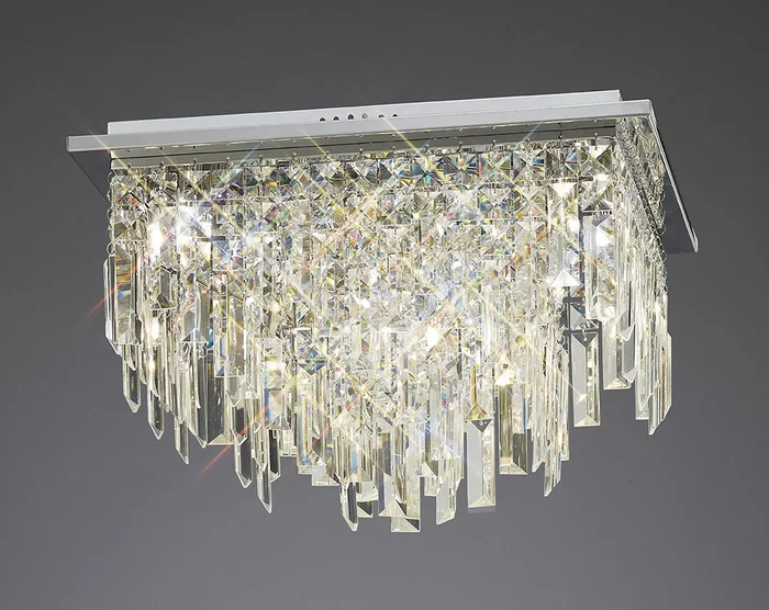 Diyas IL30252 Maddison Square Flush Polished Chrome