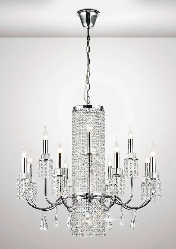 Diyas IL31544 Emily 13 Light Pendant