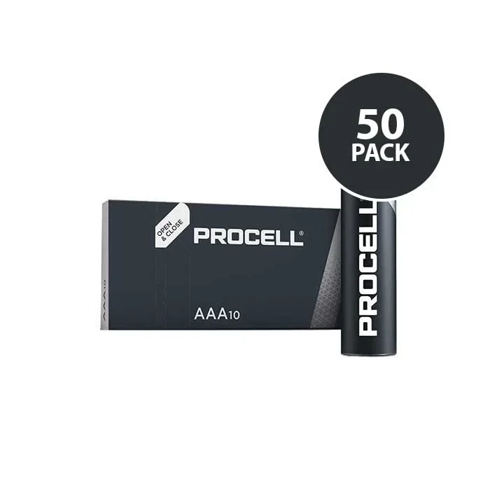 Duracell Industrial Procell – AAA Batteries – 50 Pack