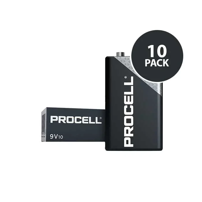 Duracell Industrial Procell – PP3 Batteries – 10 Pack