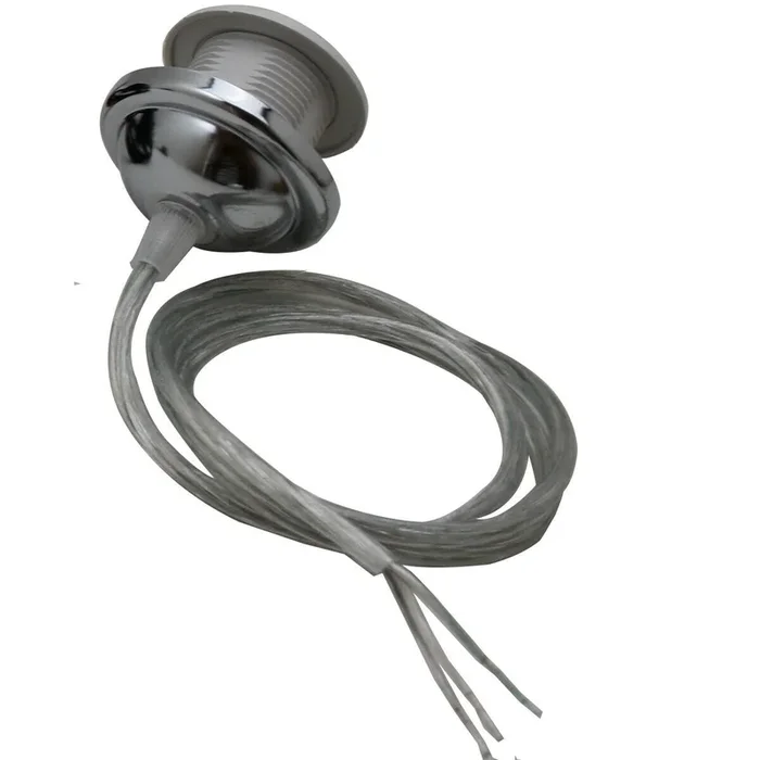 E27 Chrome Colour Umbrella Holder PVC Round Clear Colour 1m Cable Pendant Set~2153