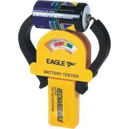 Eagle Compact Battery Tester – AAA, AA, C, D, 9V PP3, N and button cell batteries