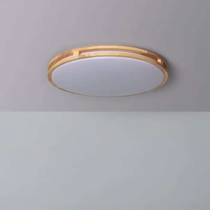 Edit 20W Flush LED Ceiling Light – Wood