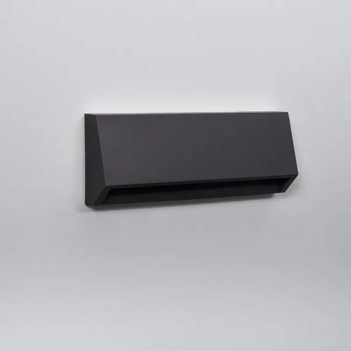 Edit 3W Tunez Recessed Surface Outdoor Cool White LED Wall Light – Black
