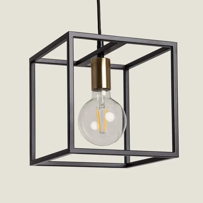 Edit Chiswick Ceiling Pendant Light – Black & Gold
