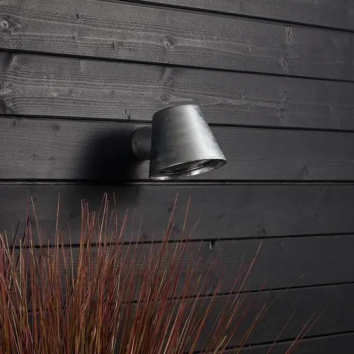 Edit Coastal Faroe Outdoor Wall Light – Galvanised Steel