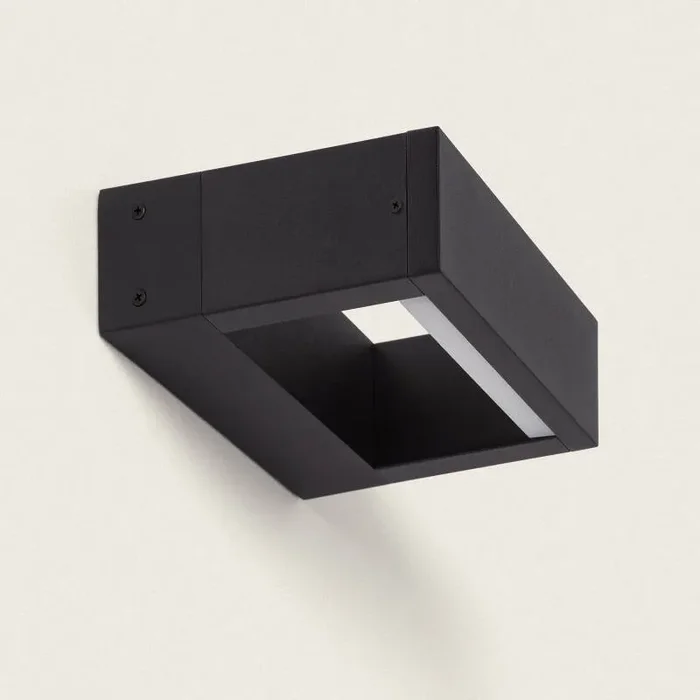 Edit Ebony LED Outdoor Up & Down Wall Light – Black