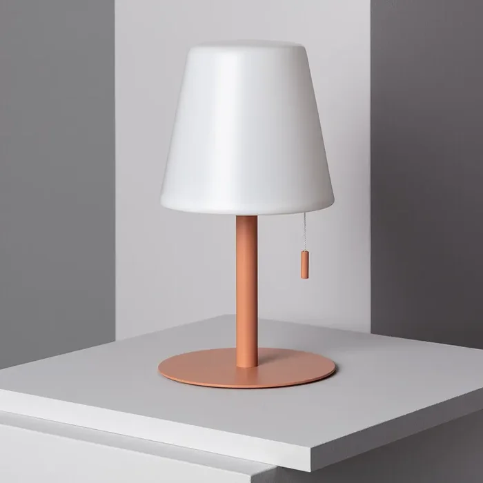 Edit Epinay USB Rechargeable LED Outdoor Table Lamp – Peach