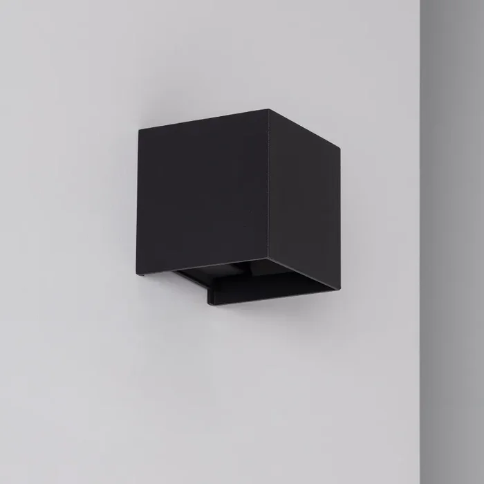 Edit Eros Cool White LED Up & Down Wall Light – Black
