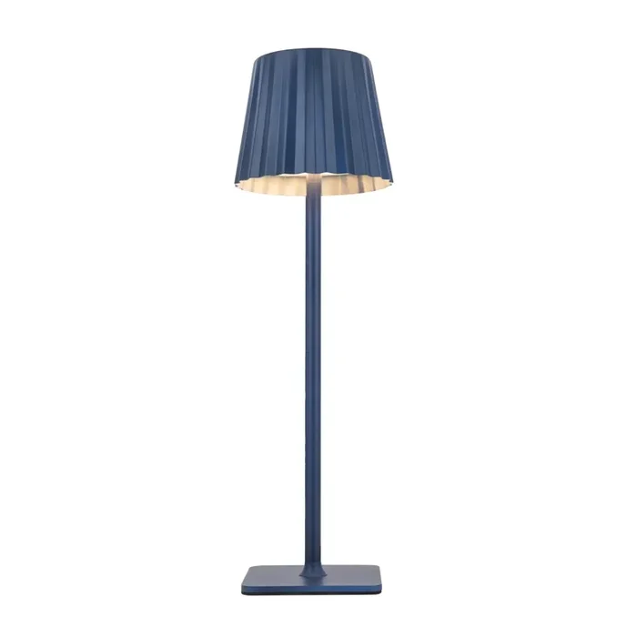 Edit Gloss USB LED Touch Rechargeable Table Lamp – Blue