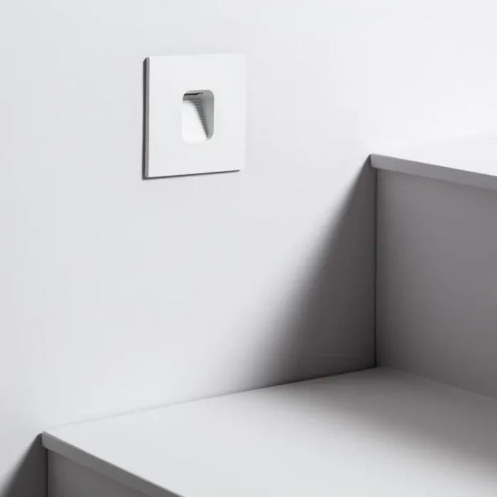 Edit Grasset Square Daylight LED Wall Light – White