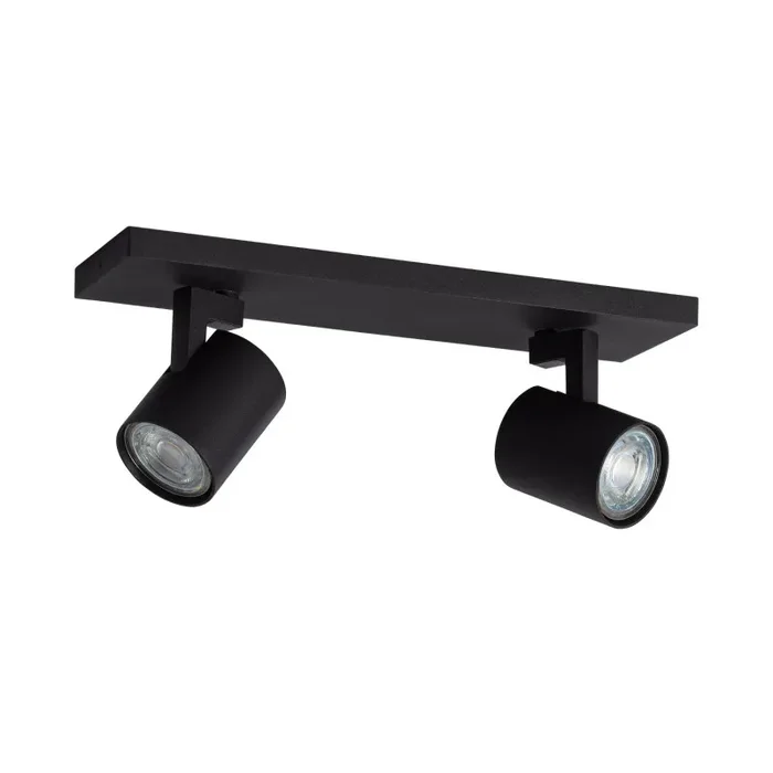 Edit Gylu 2 Light Wall Spotlight Plate – Black