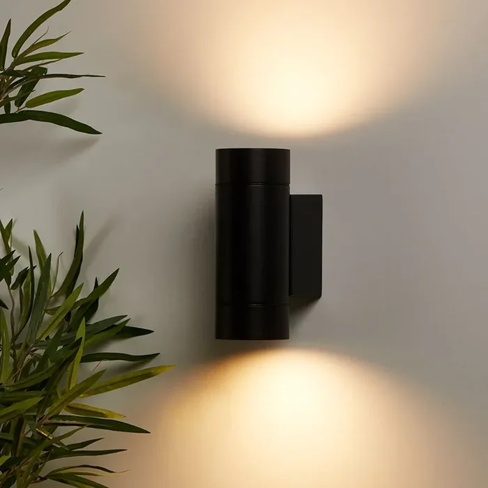 Edit Hamilton Up & Down Outdoor Wall Light – Black