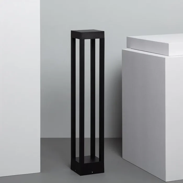 Edit Irlaya 7W Warm White LED Outdoor Bollard Light 60cm – Black