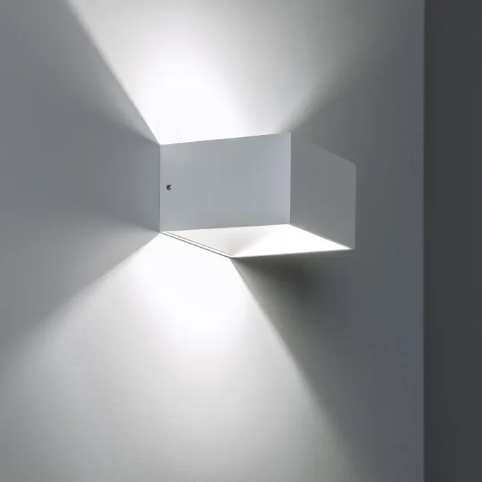 Edit Lico Cool White LED Up & Down Wall Light – White