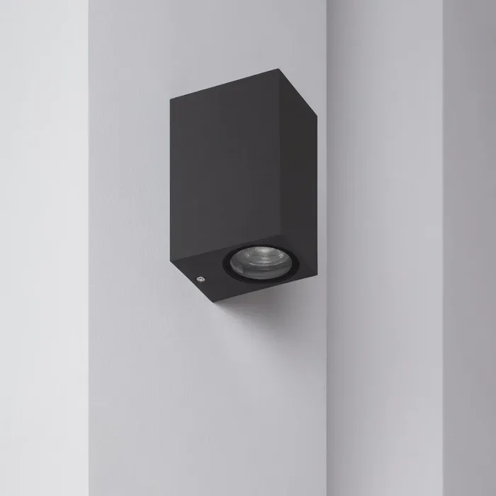 Edit Miseno Outdoor Up & Down Wall Light – Dark Grey