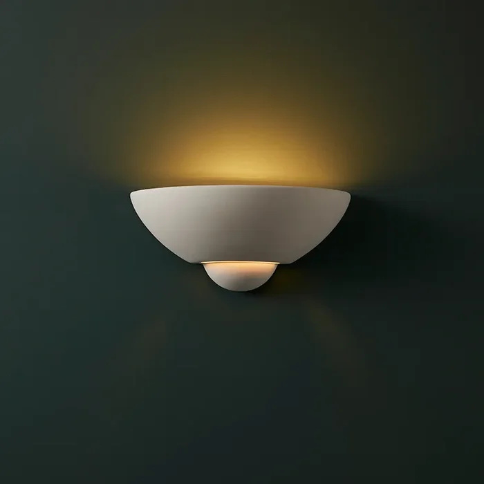 Edit Vix Ceramic Wall Light – White