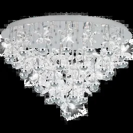 Eglo 39246 PIANOPOLI LED Cluster Stainless Clear Ceiling Pendant