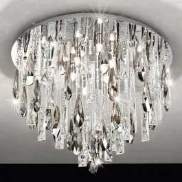 Eglo 93433 CALAONDA G9-ECO Crystal Chrome Ceiling Lights