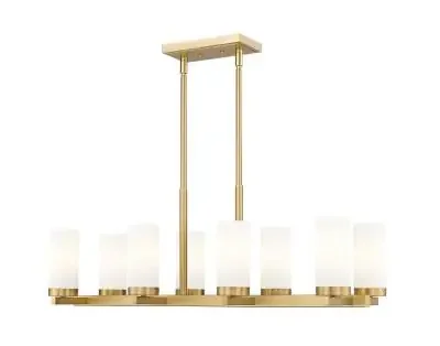 Eight Light Linear Chandelier