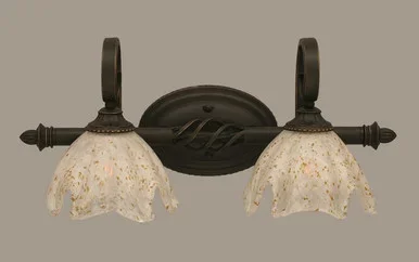 Elegant Two Light Bath Bar (162-DG-755)