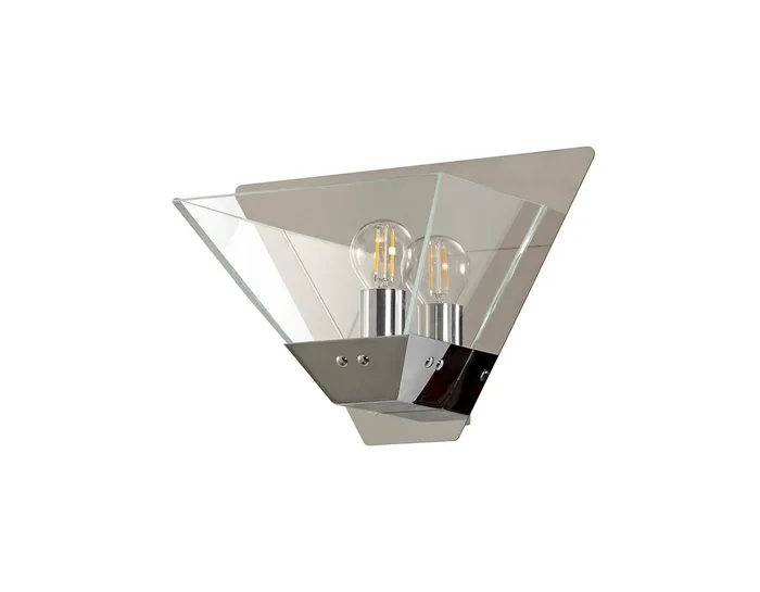 Elmont Wall Lamp, 1 Light E14, Polished Chrome