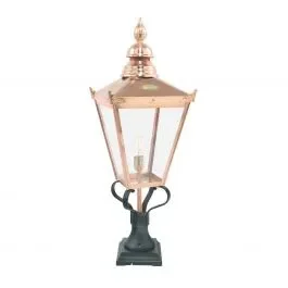 Elstead CS3 COPPER Chelsea Pedestal Copper