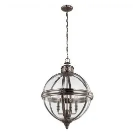 Elstead FE/ADAMS/4P ANL Adams 4lt Pendant Chandelier