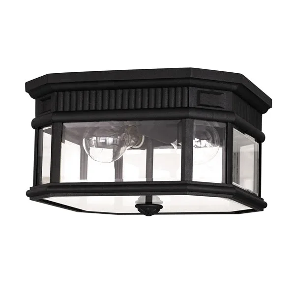 Elstead FE/COTSLN/F BK Feiss Cotswold Lane Flush Ceiling Mount Black