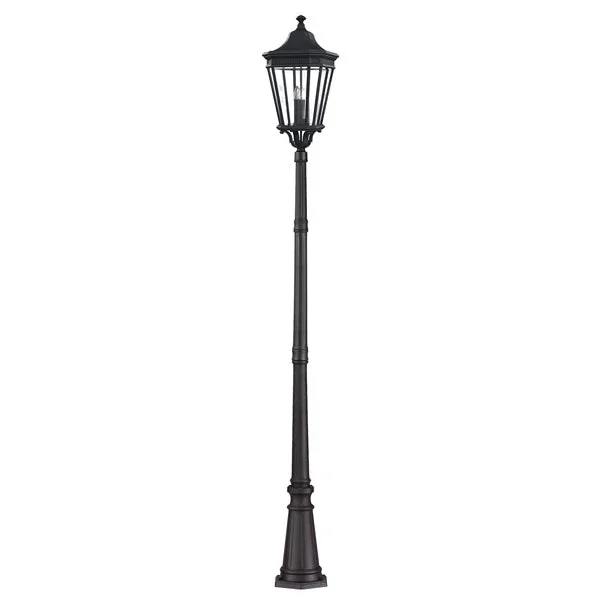 Elstead FE/COTSLN5/L BK Feiss Cotswold Lane Large Post Black