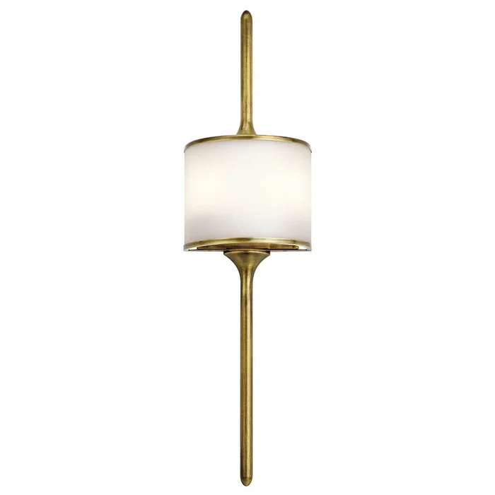 Elstead KL/MONA/L PB Kichler Mona Large Wall Light Polished Brass