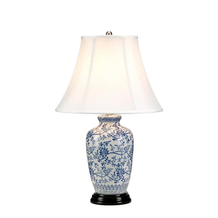 Elstead Lighting Table Lamp from the Blue Hex range. Blue Hex 1 Light Table Lamp Product Code = BLUE-HEX-TL