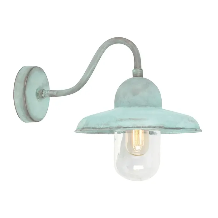 Elstead Somerton Outdoor Wall Light – Verdigris