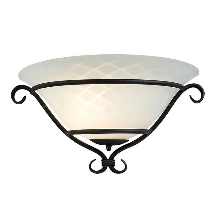 Elstead Torchiere Wall Light – Black