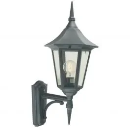 Elstead V1 BLACK Valencia Up Lantern Black