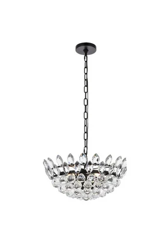 Emilia Five Light Pendant (1104D18BK)