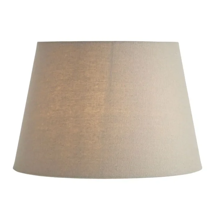 Endon CICI-12GRY Cici Shade Grey Linen Mix Fabric Finish