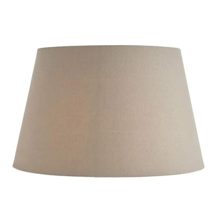 Endon CICI-18GRY Cici Shade Grey Linen Mix Fabric Finish