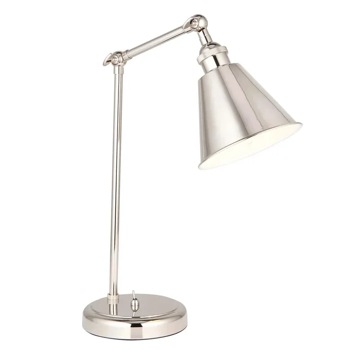 Endon Lighting 97836 Hal 1lt Table Indoor light fitting Bright nickel plate