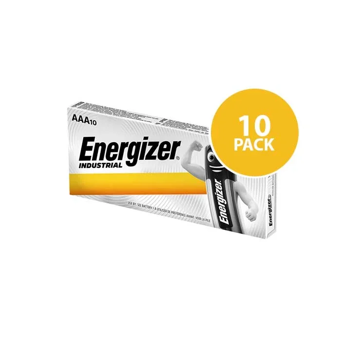 Energizer Industrial – AAA Batteries – 10 Pack