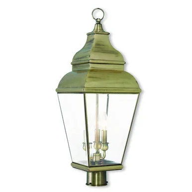Exeter Three Light Post-Top Lanterm (2594-01)