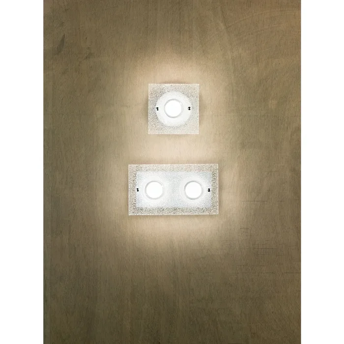 Fabas Luce BALI Wall Light LED silver, 2-light sources