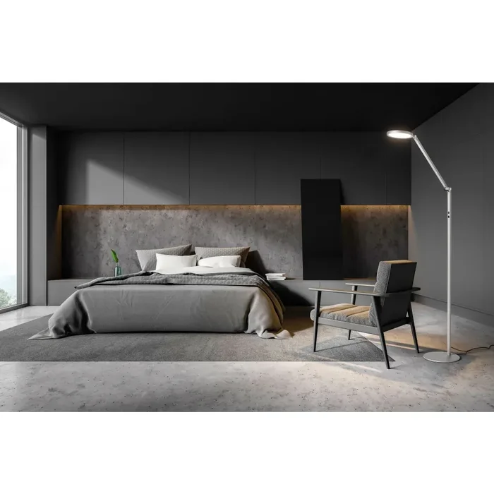 Fabas Luce Regina Floor Lamp LED aluminium, 1-light source
